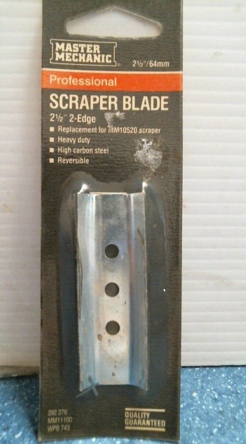 Master Mechanic Professional Scraper Blade 2-1/2" 2 Edge    (29227)  FS
