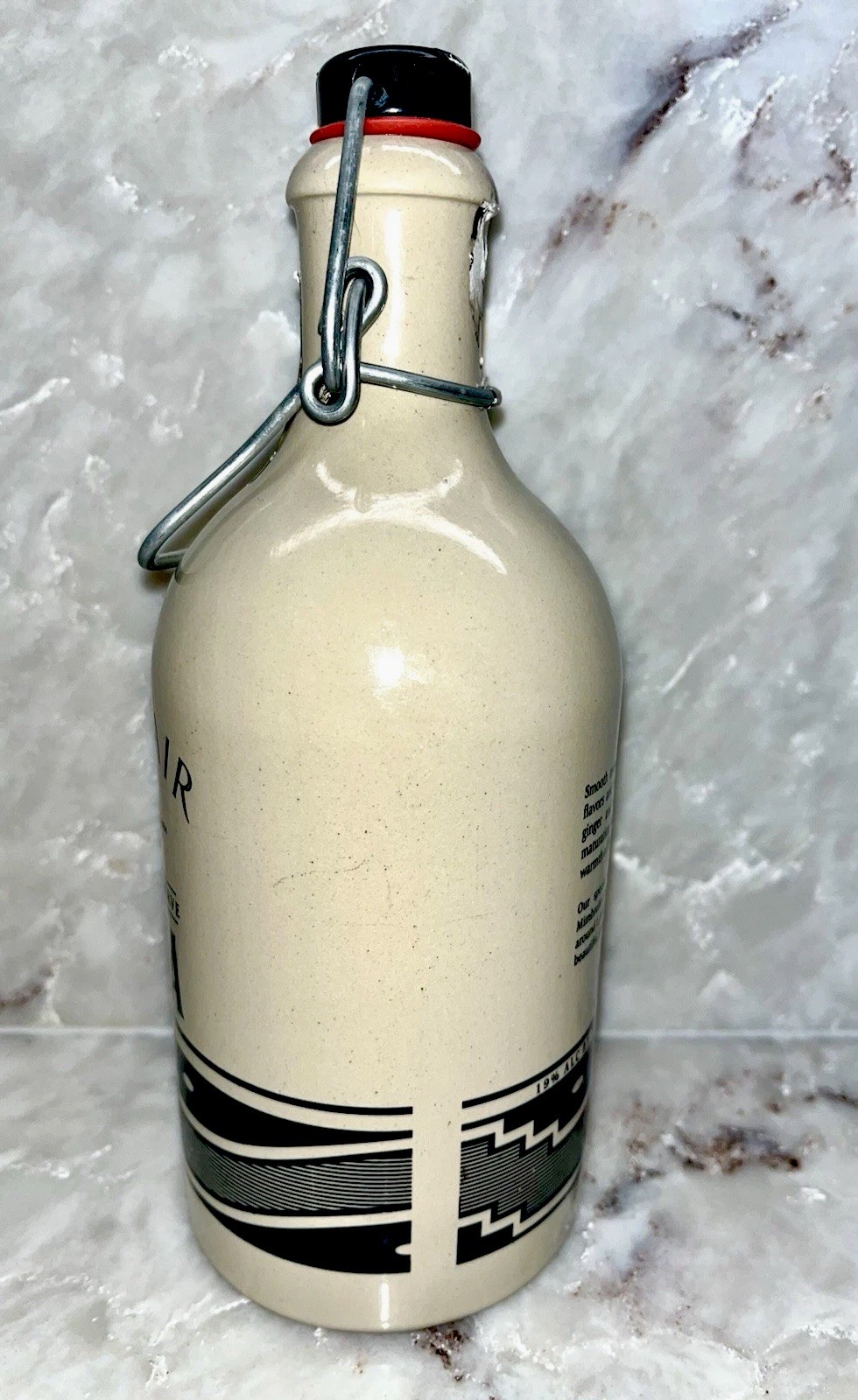 St. Clair Special Reserve KIVA Liqueur Empty Bottle with Bail Latch Pre-Owned