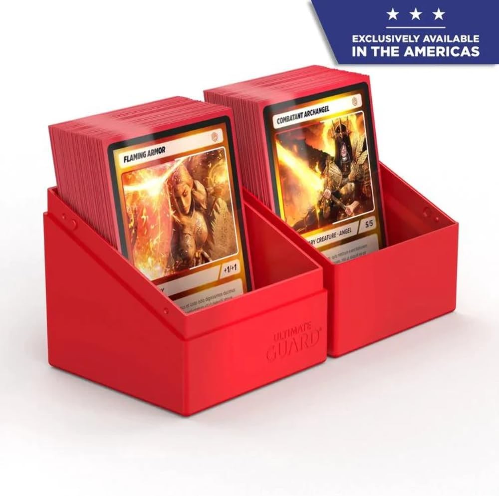 Ultimate Guard UGD010694 Boulder Deck Case 100+ Standard Size Box, Emerald Emera