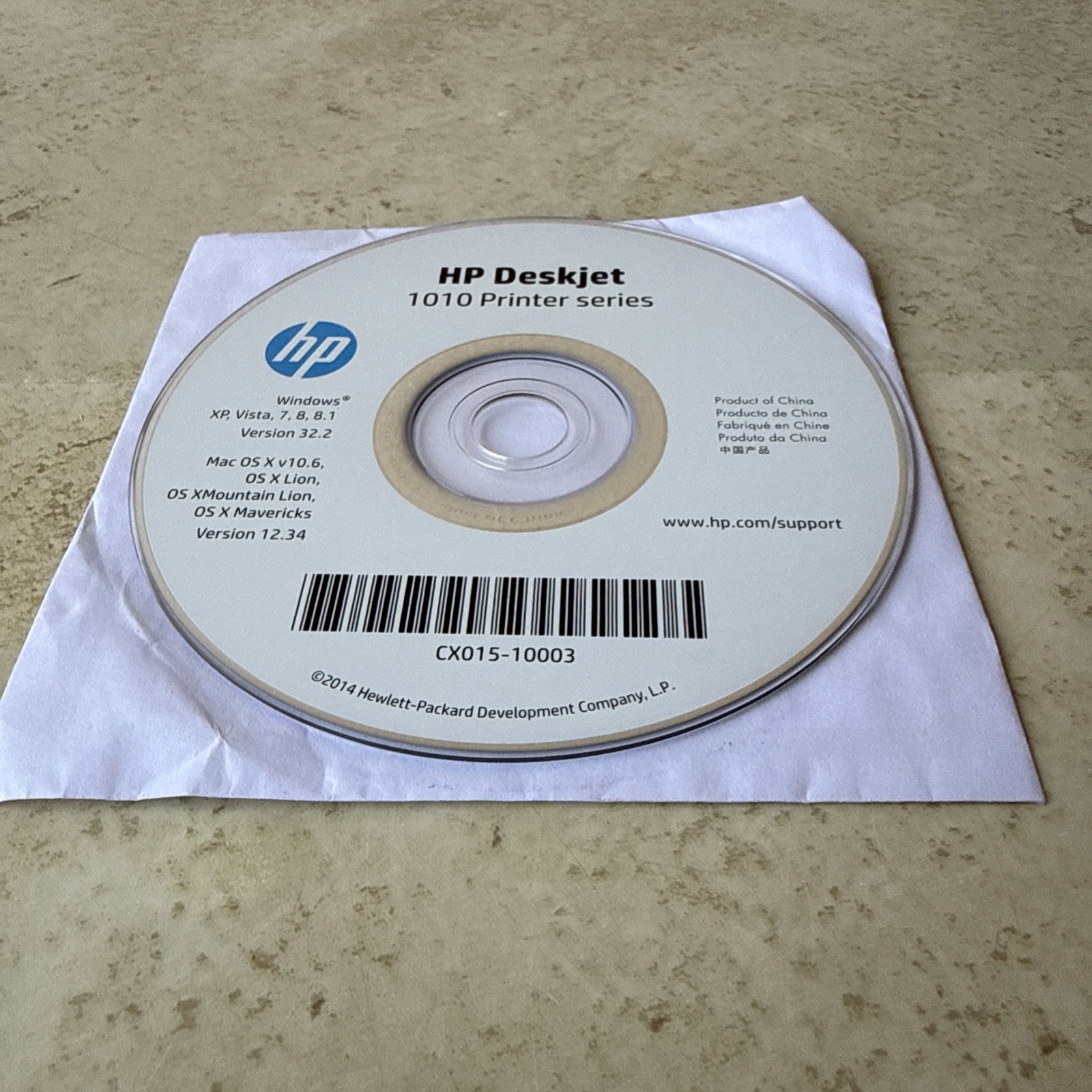 HP Deskjet 1110 Printer Series Software CD-Rom Hewlett-Packard