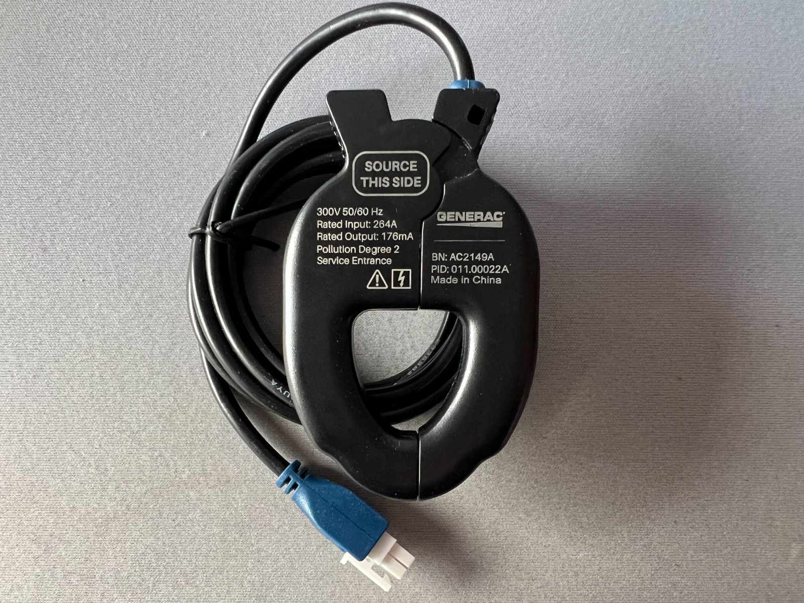 Tesla Neurio W2 200 A CT (Tesla P/N 1622277-00-X)
