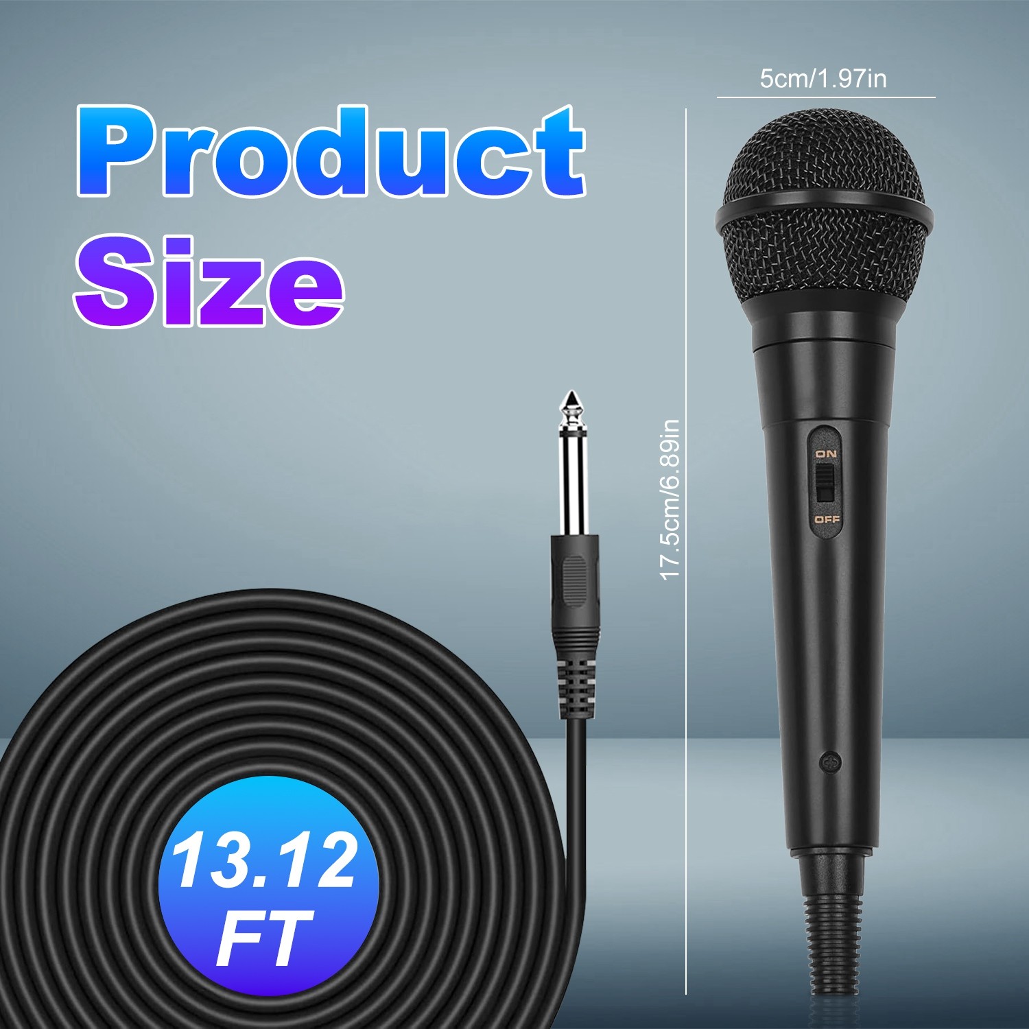 Handheld Wired Microphone Cardioid Dynamic Vocal Mic Live Performance Microphone