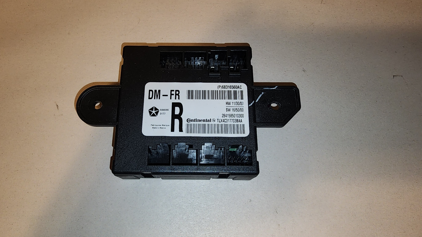 2015-2022 OEM Chrysler 300 Dodge Charger Right Door Module 68316560AC