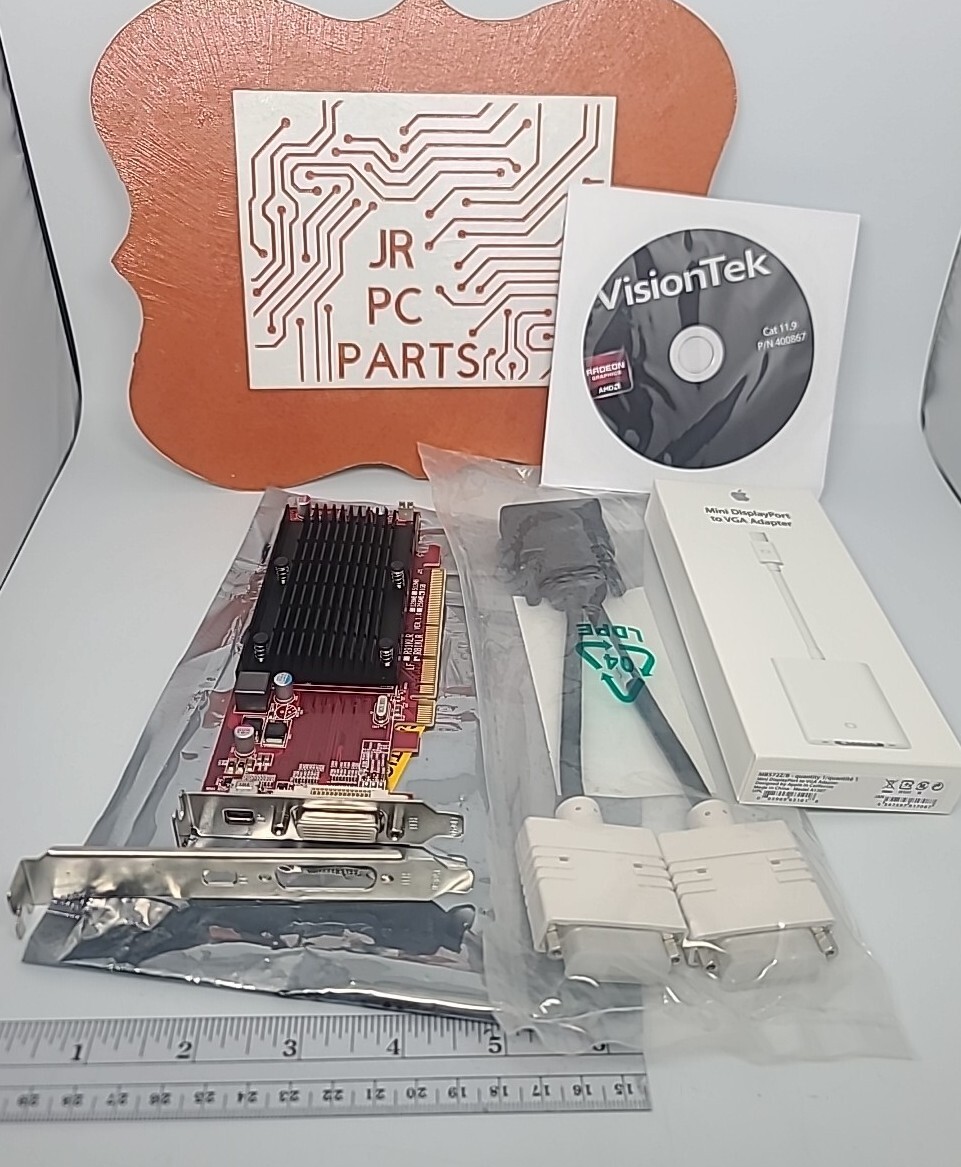 VisionTek HD 6350 1GB DVI VGA Silent Video Card Drivers CD Windows 10