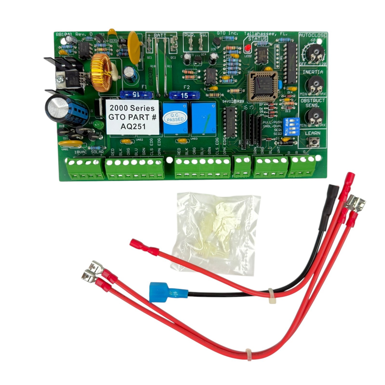 AQ251 PC Board DC Slider for GTO Access System SL 1000B 2000B