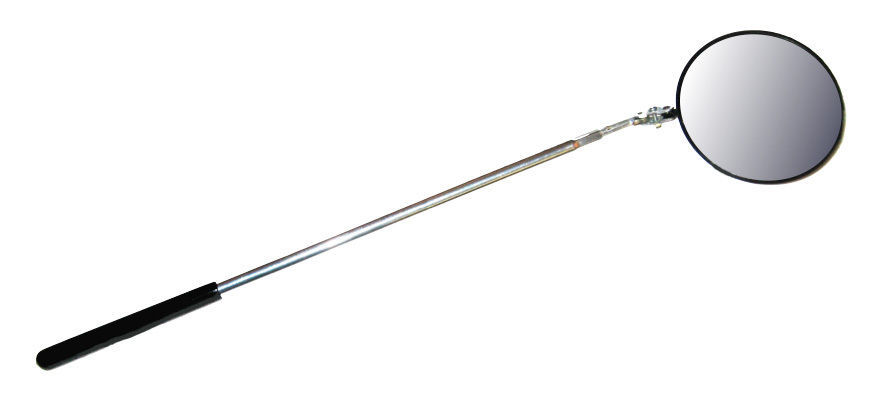 SE TOOLS 375 - MAGNUM 3-1/2” GLASS ROUND TELESCOPING INSPECTION TILT MIRROR