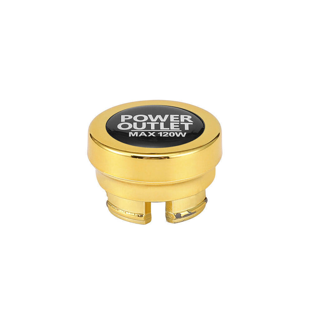 Car Interior Cigarette Lighter Cover Power Outlet Button Socket Plug Cap Cover