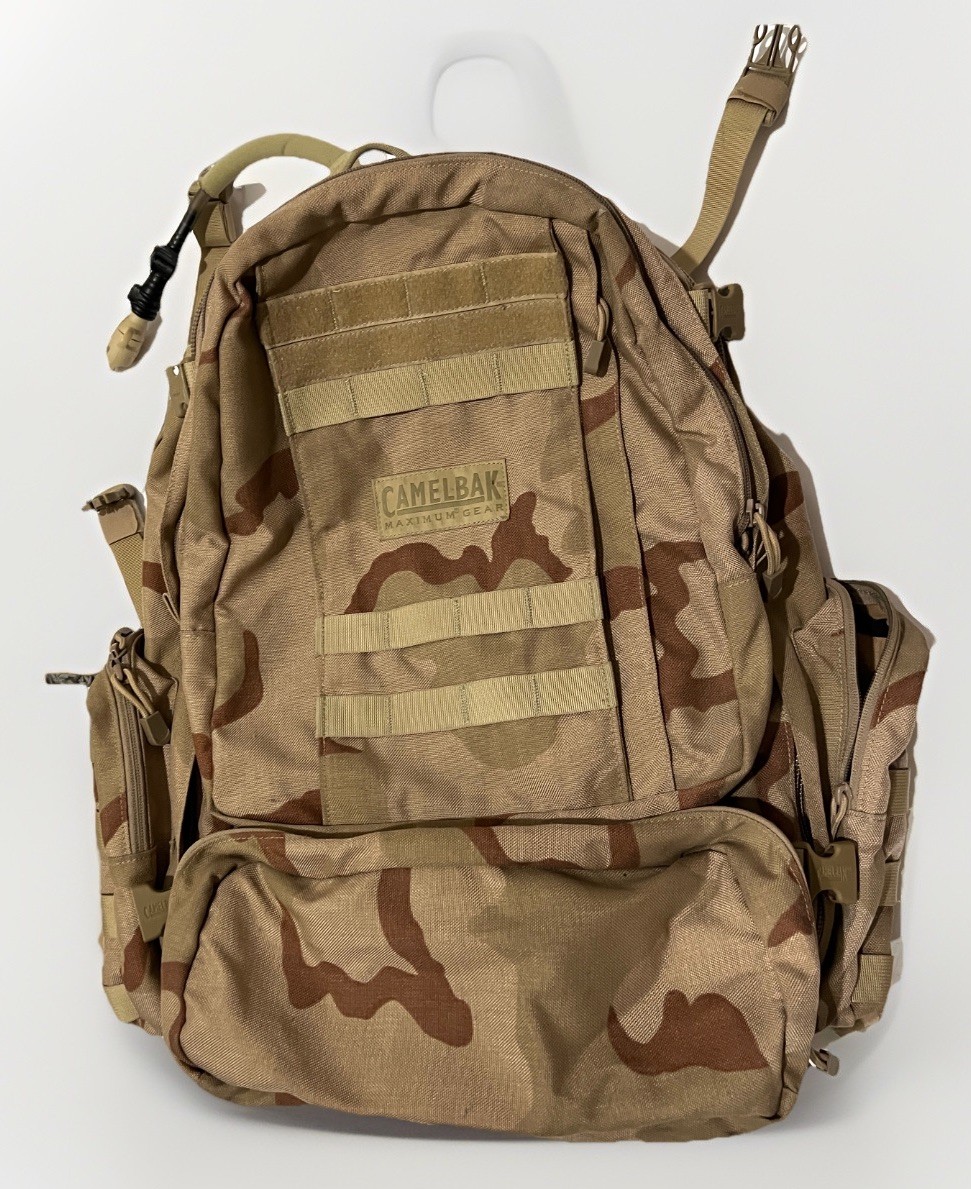 CAMELBAK Maximum Gear Backpack  H20 Cordura BFM DCU. Hydration Bladder included.