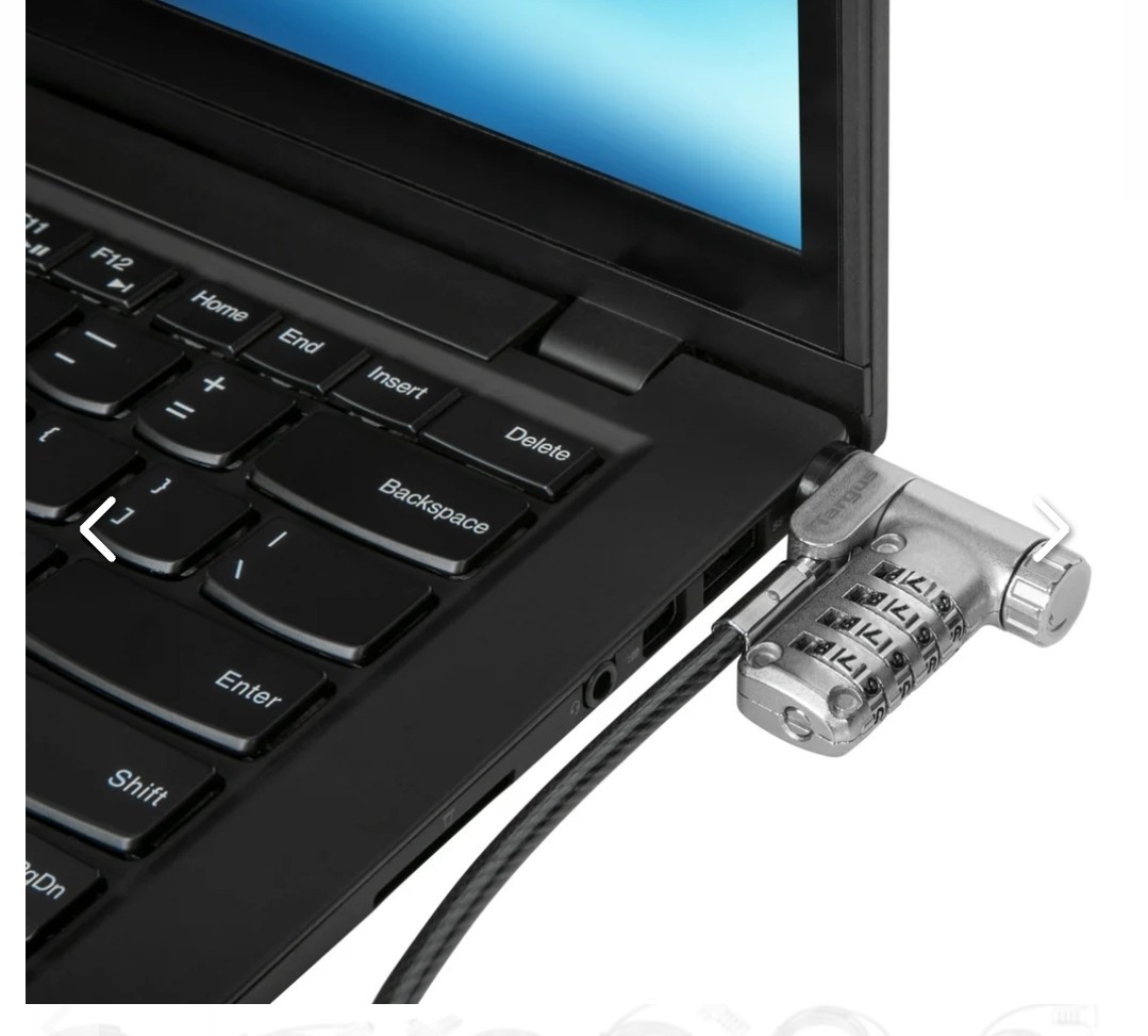 Targus DEFCON Ultimate Universal Resettable Combination Lock - NEW For Laptops +