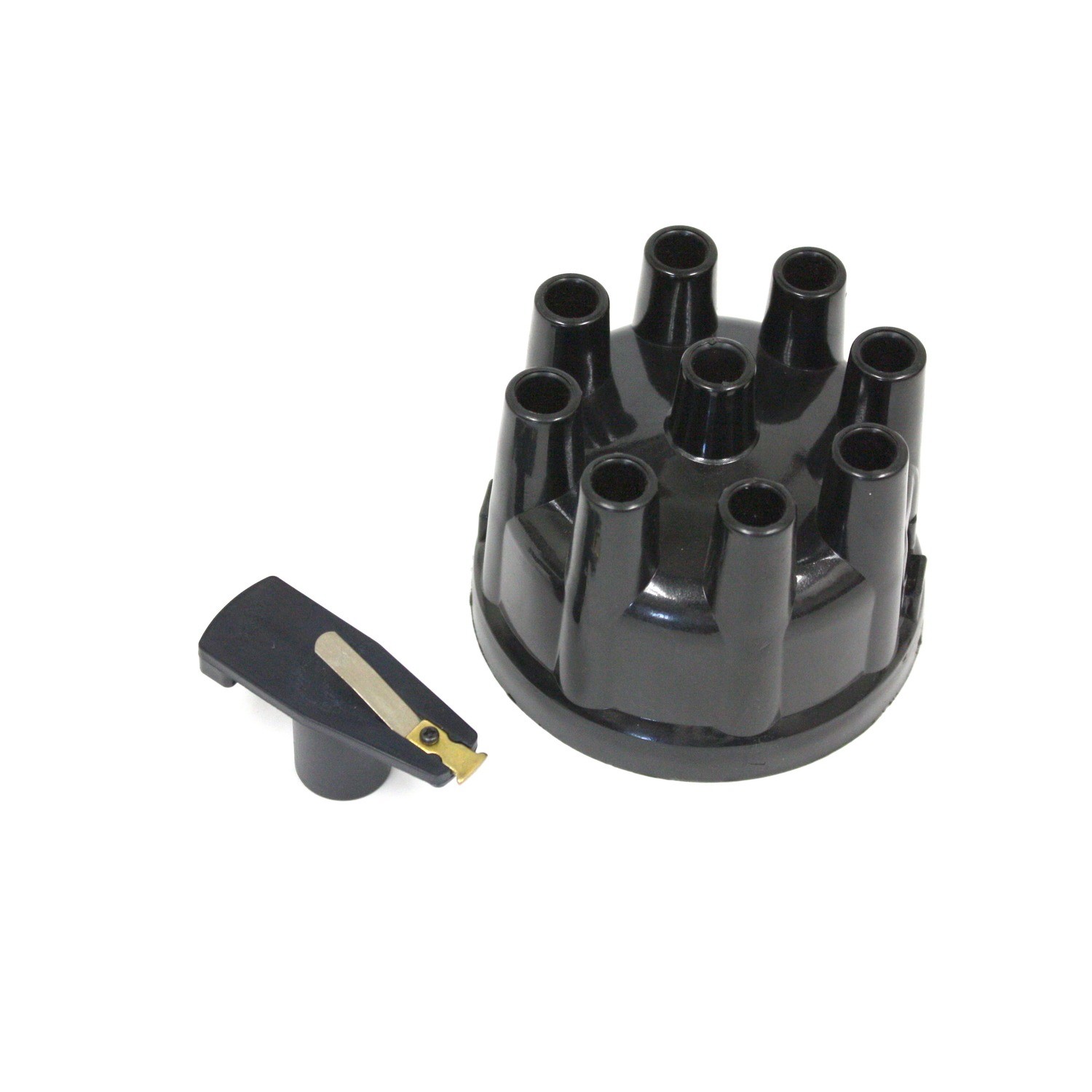 Pertronix D600703 Cap & Rotor For Ford cast Black