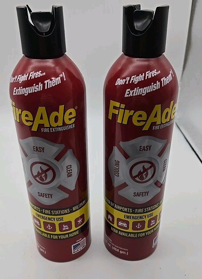 FireAde Non-Toxic Fire Extinguisher Cooling Spray 16 oz 454 gm (34)