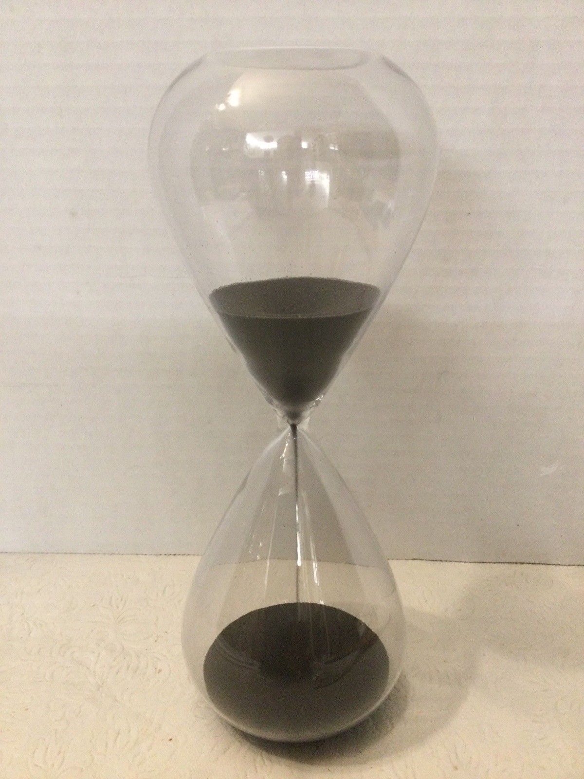 8 Minutes Glass Sand Timer Black Sand.