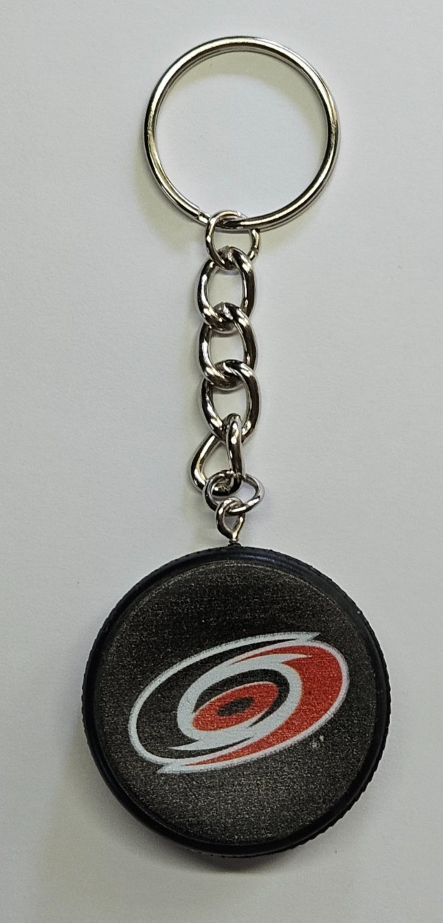 Carolina Hurricanes Mini Puck Key Chain by Inglasco