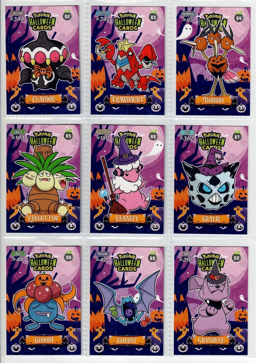2025 BOX POKEMON HALLOWEEN Collectoons Cards - Full Set 150/150 Peru