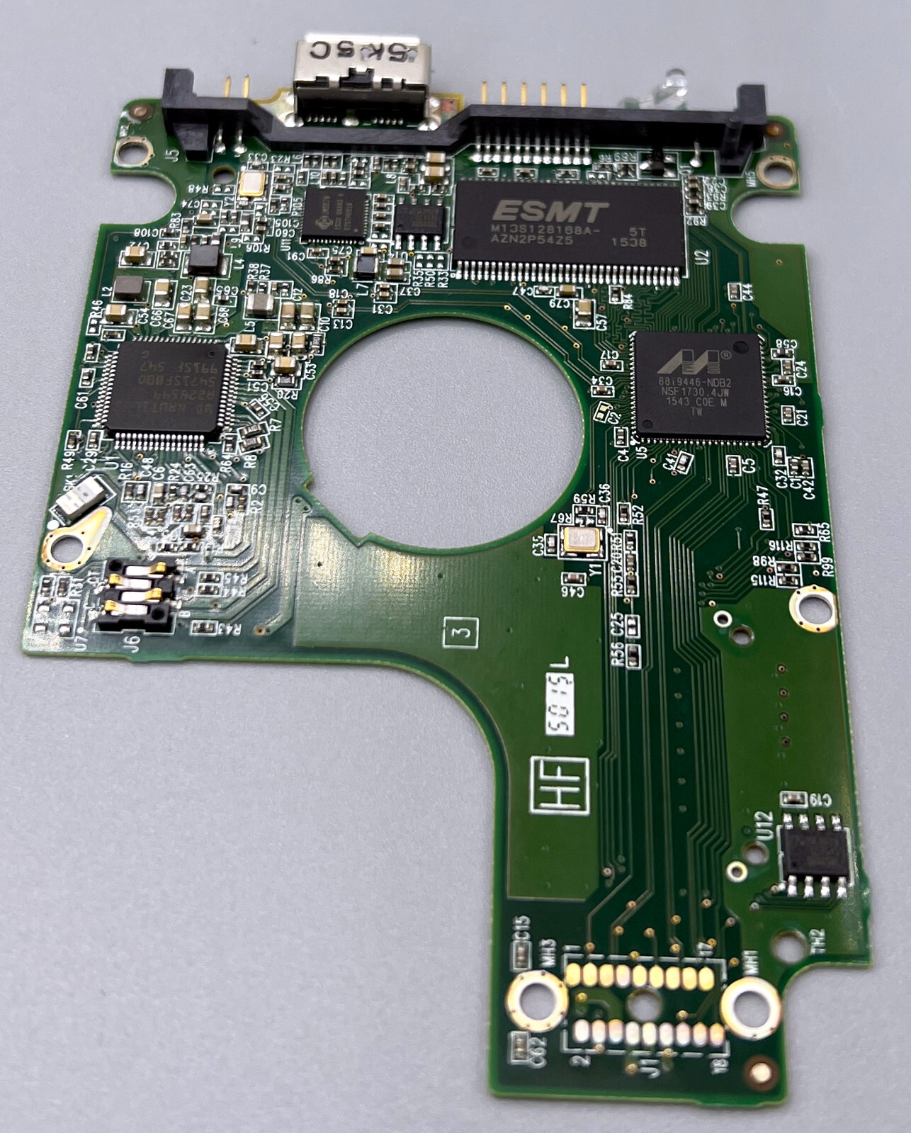 2060-771961-001 REV B HDD Logic Controller PCB For WD5000BMVW WD10JMVW