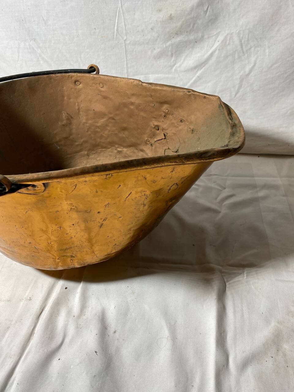 Antique Copper Container Bucket