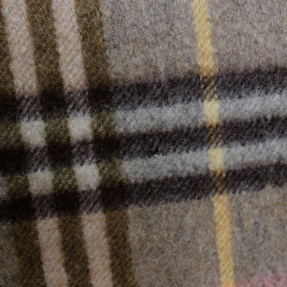 Sciarpa Burberry 100% cashmere colore verde fantasia scozzese 196x31 cm