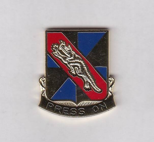 US Army 159th Aviation Regiment crest DUI badge c/b clutchback V-21