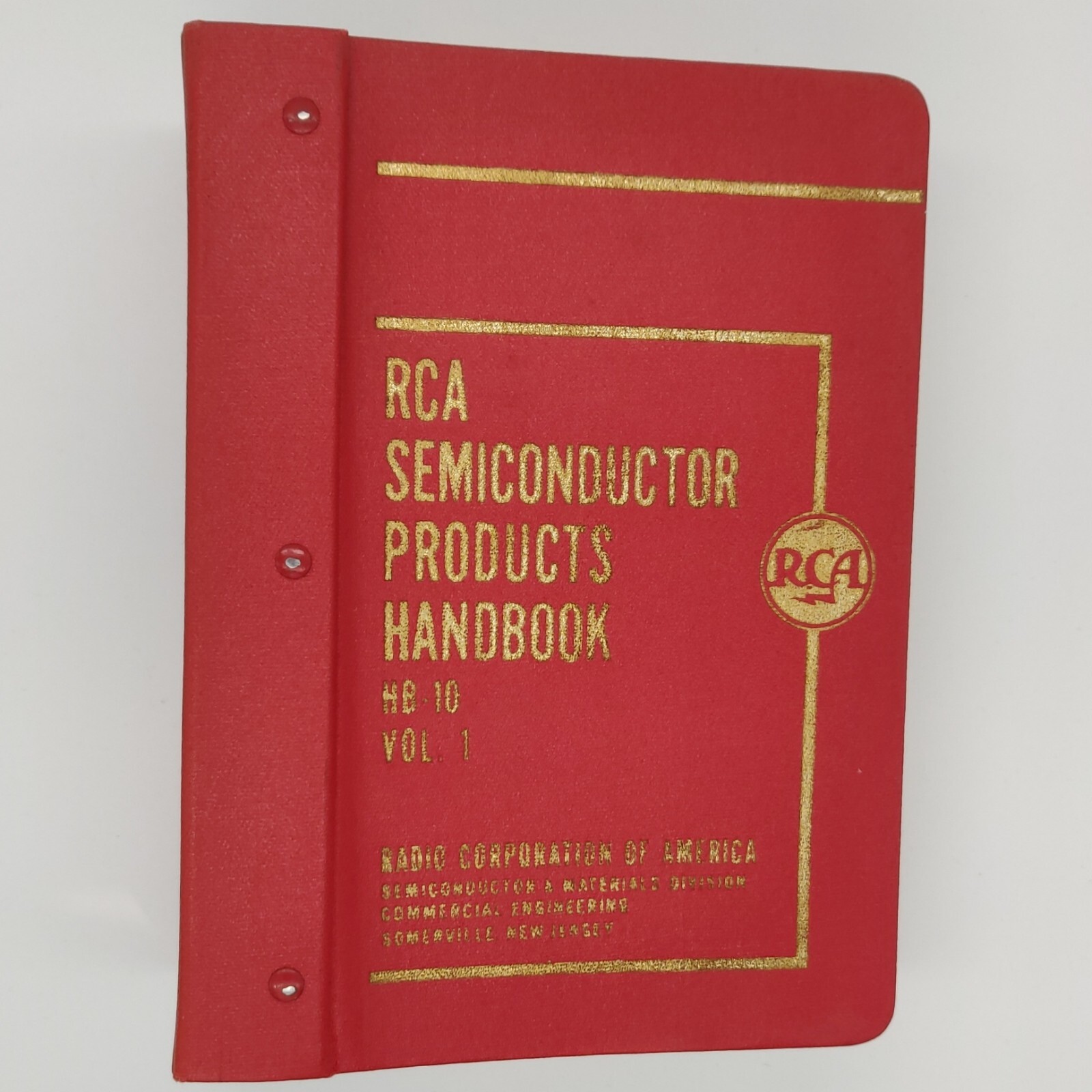 RCA SEMICONDUCTOR PRODUCTS HANDBOOK HB-10 VOL. 1