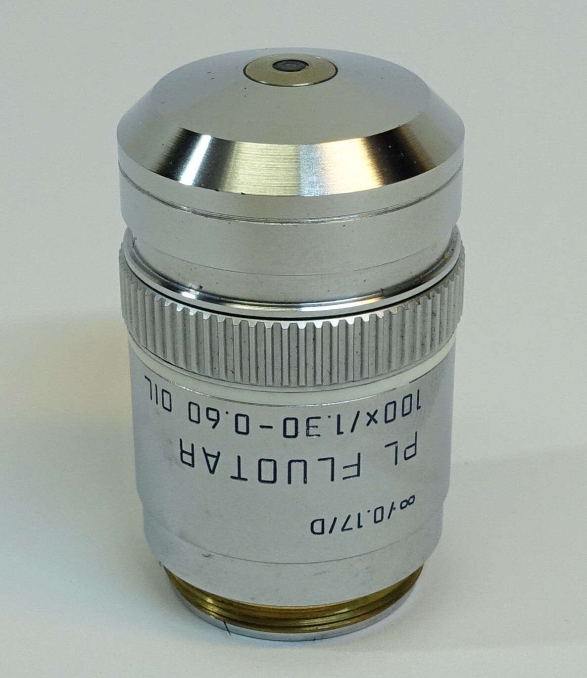 Leica PL Fluotar 100X/1.30-0.60 ∞/0.17/D Oil Microscope Objective, PN 506009