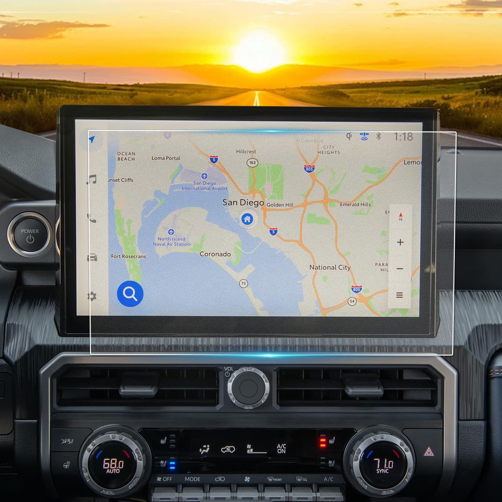 YEE PIN 2025 4 Runner Screen Protector 14 inches, 25-26 4Runner 14” (Matte)