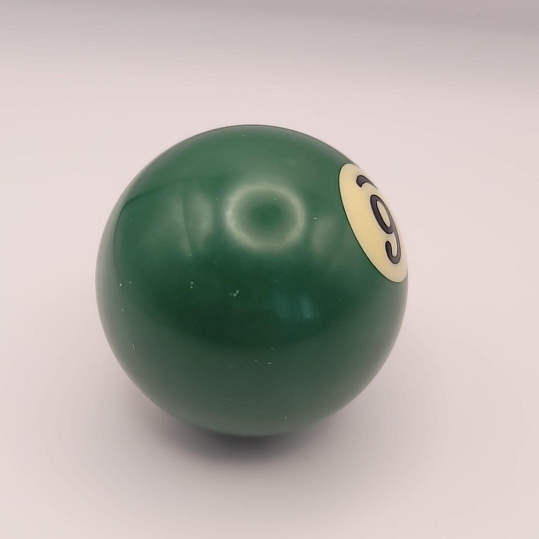 Vintage Billiard Ball / Pool Table Ball 2" Diameter VTG Solid Green #6 Ball