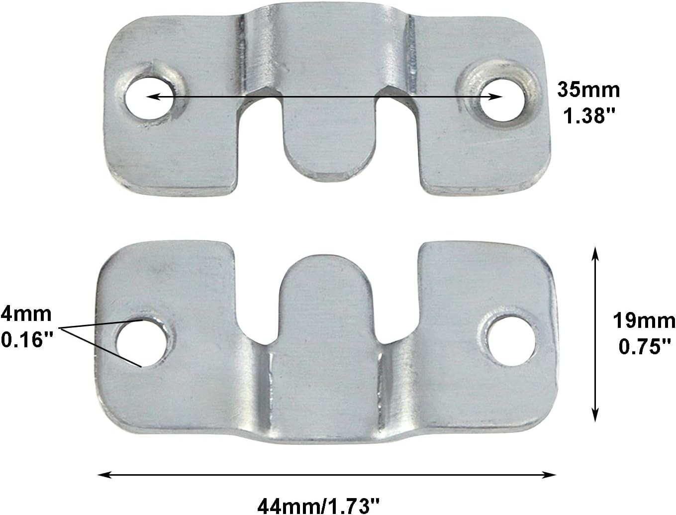 20 Pcs Sectional Couch Connectors Furniture Interlocking, Metal Sectional Couch