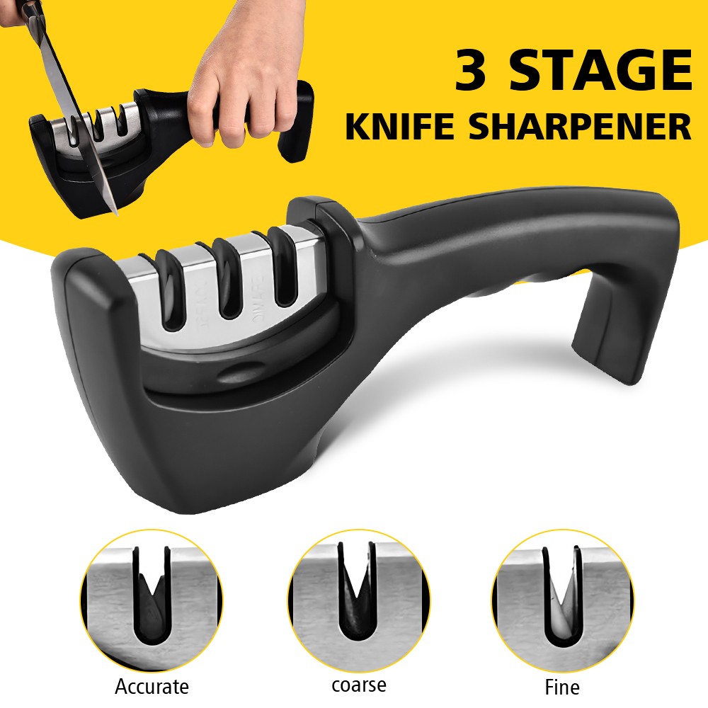 Profi Knife Sharpener 3/4 Stage Knives Sharpener for Quick Sharpening Polishing