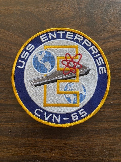 USS  ENTERPRISE (CVN-65) SHIP / COMMEMORATIVE PATCH ....  MINT & NICE!