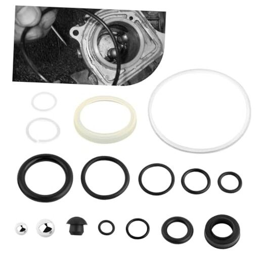 16PCS Floor Jack Repair Sealing Tool Kit,3 Ton Floor Jack O Ring Kit with Oil