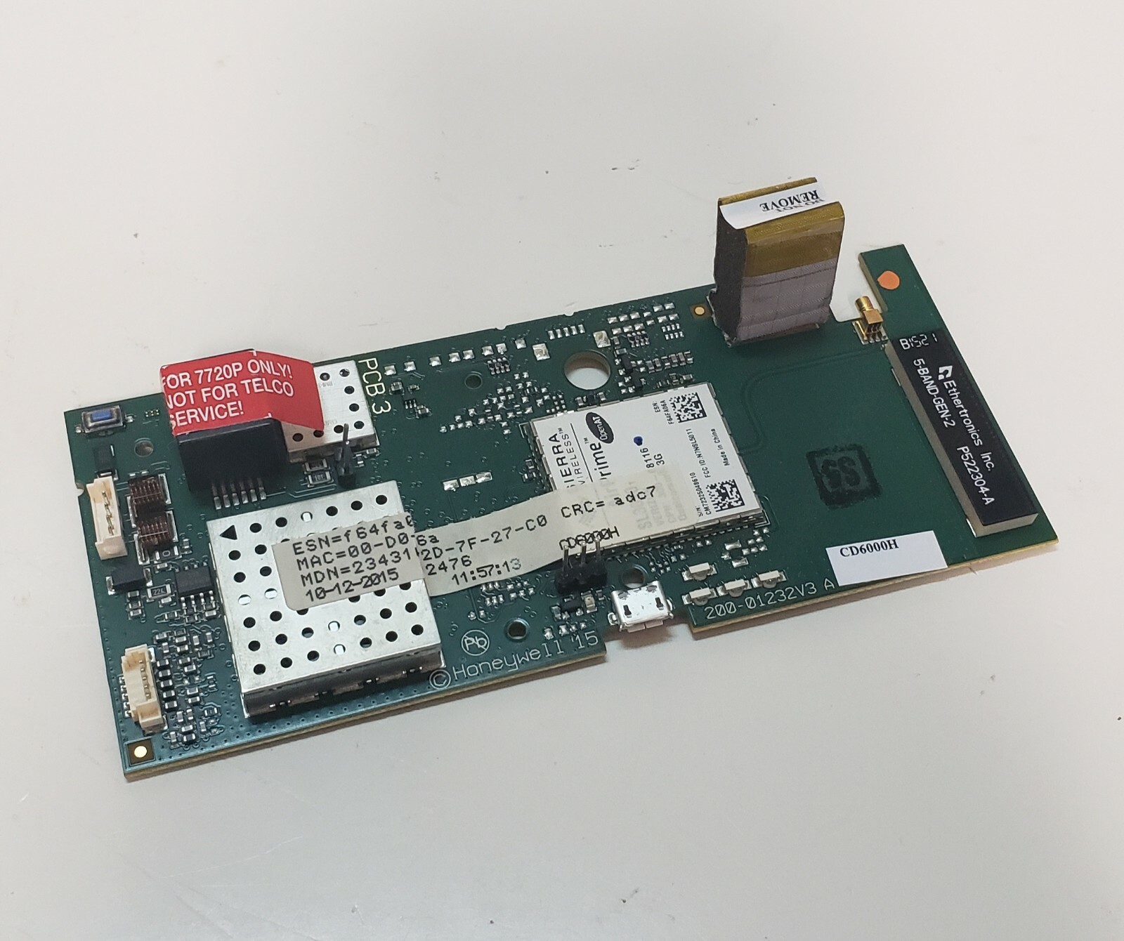 Radio Communicator Honeywell Ademco CD6000H CDMA Module LYNX Plus New Genuine