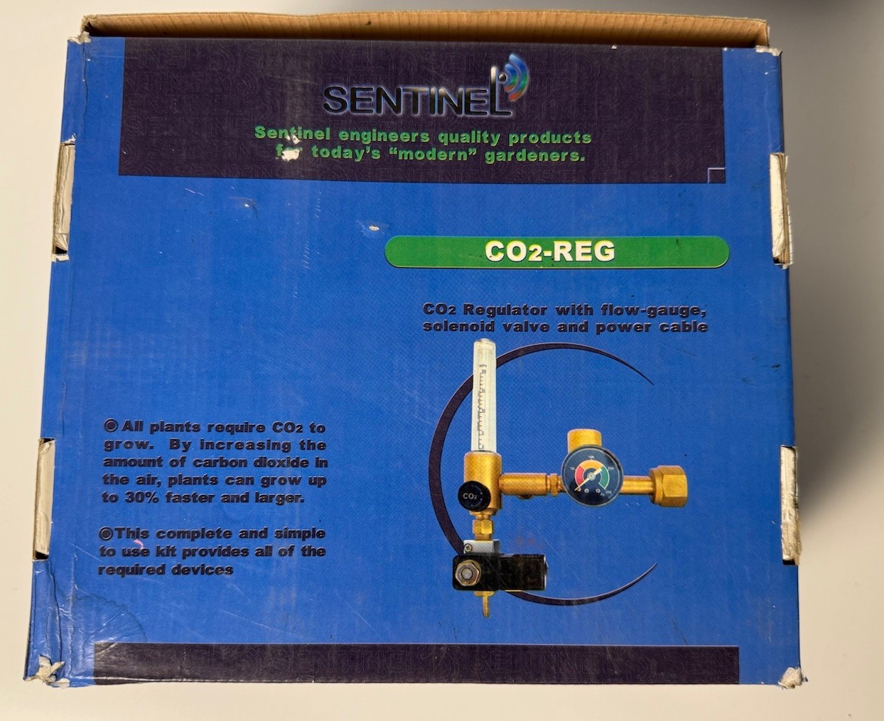 Sentinel CO2-REG Regulator System Original Box Used Tested Working