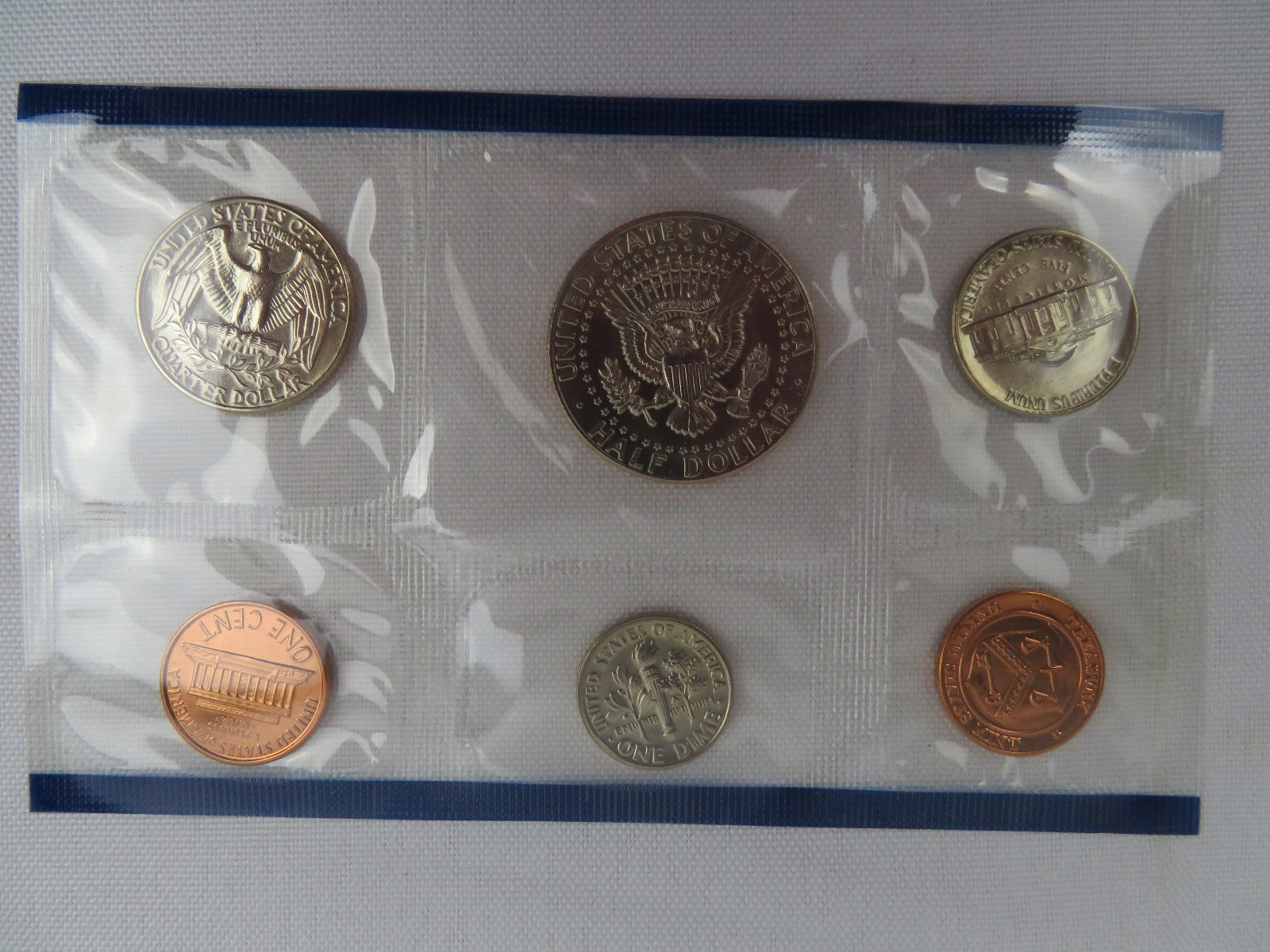 1987 Uncirculated P 6 Coins in Sets