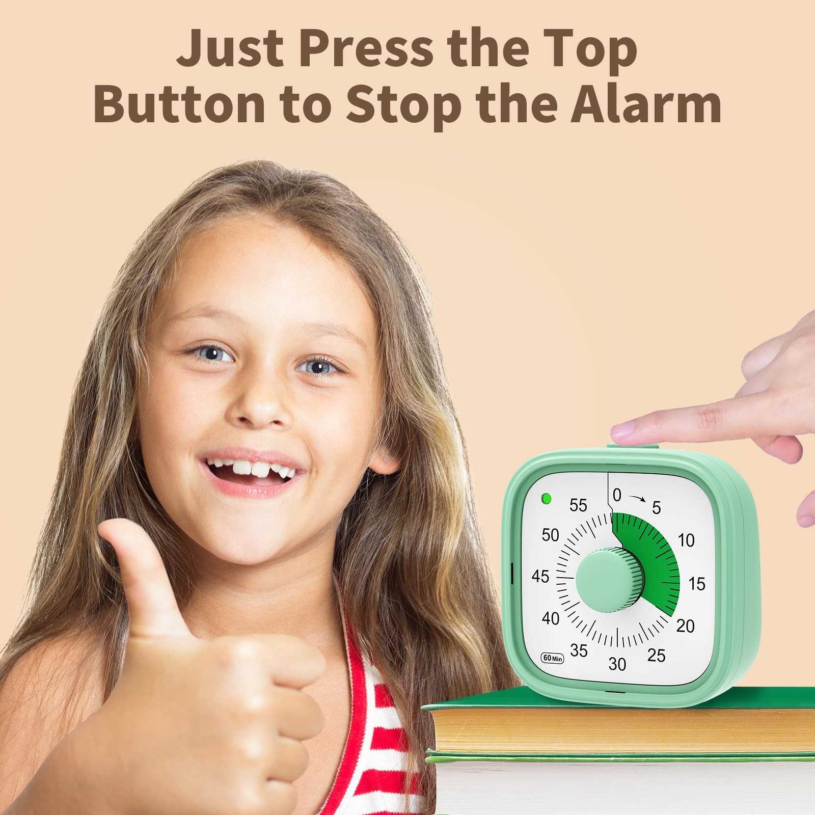 Visual Timer, Pomodoro Timers for Kids Adults, 60-Minute Countdown Desk Timer...