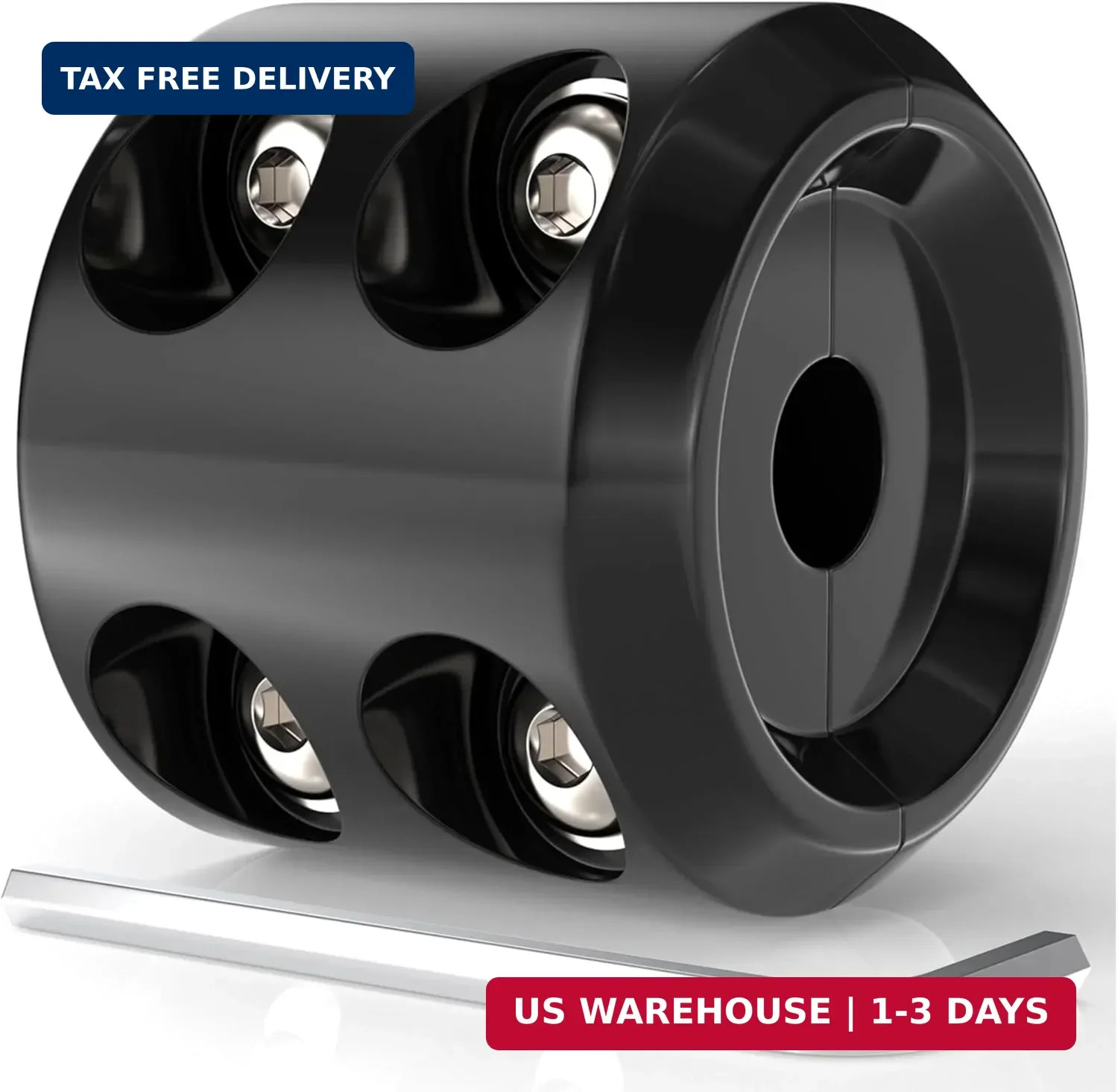 BFXM Winch Stopper for Cable, Rubber Winch Cable Stopper with Allen Wrench to Pr