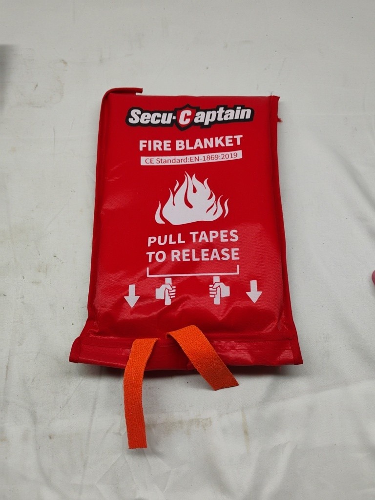 Secu-Captain Fire Blanket EN-1869:2019 NEW!!!