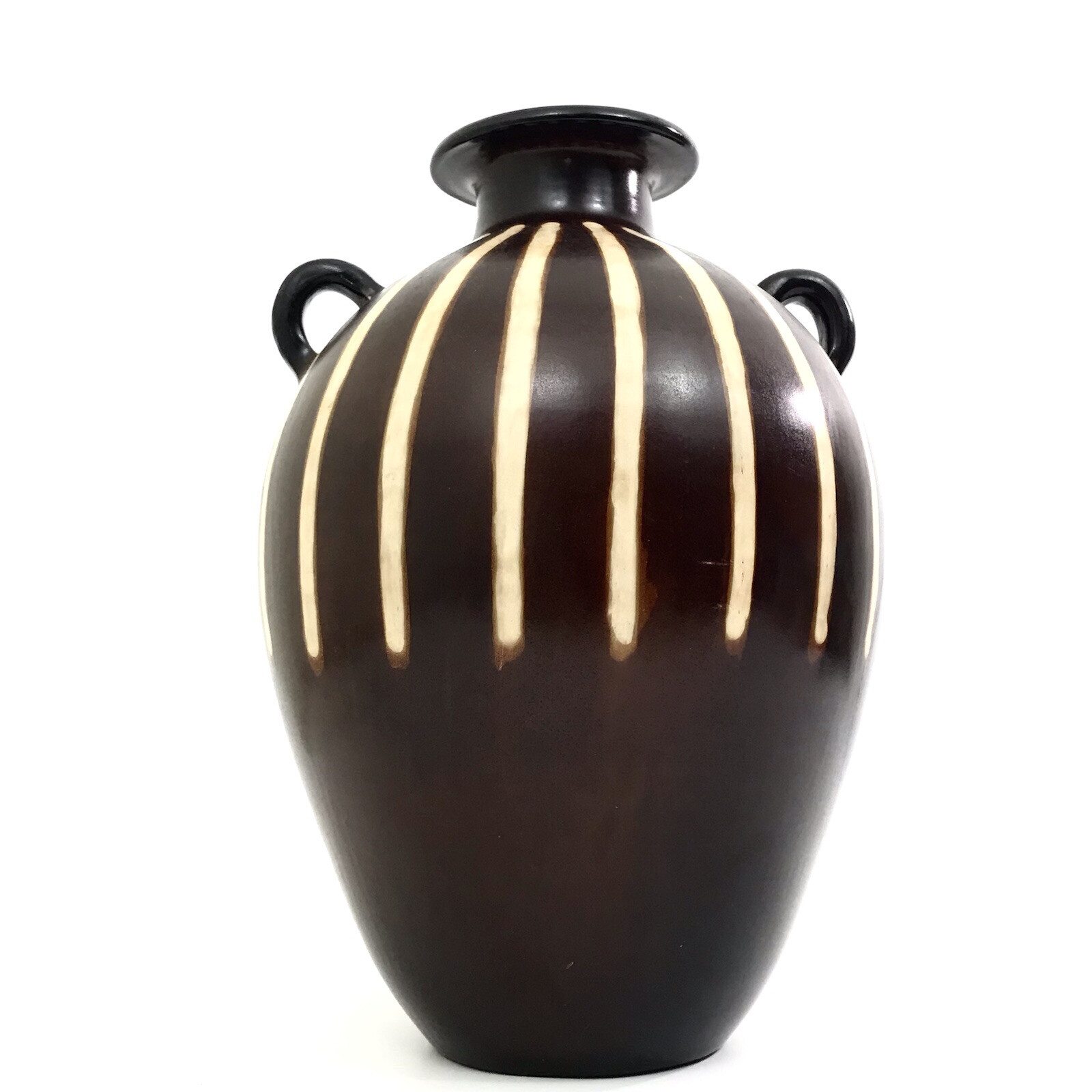 Jose Sosa Pottery Chulucanas Peru Vase Double Handle Water Vessel 13 Signed 2001