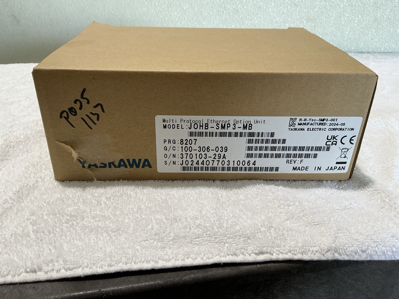 YASKAWA JOHB-SMP 3-MP Multi Protocol Ethernet Option Card
