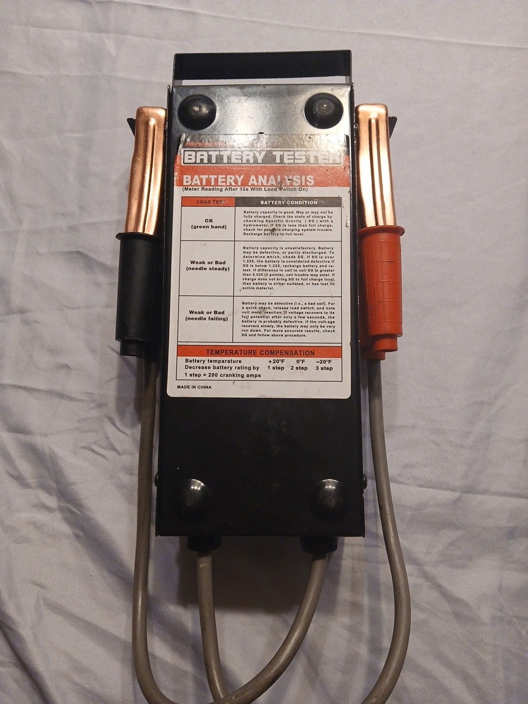 Battery Load And Charging System Tester
