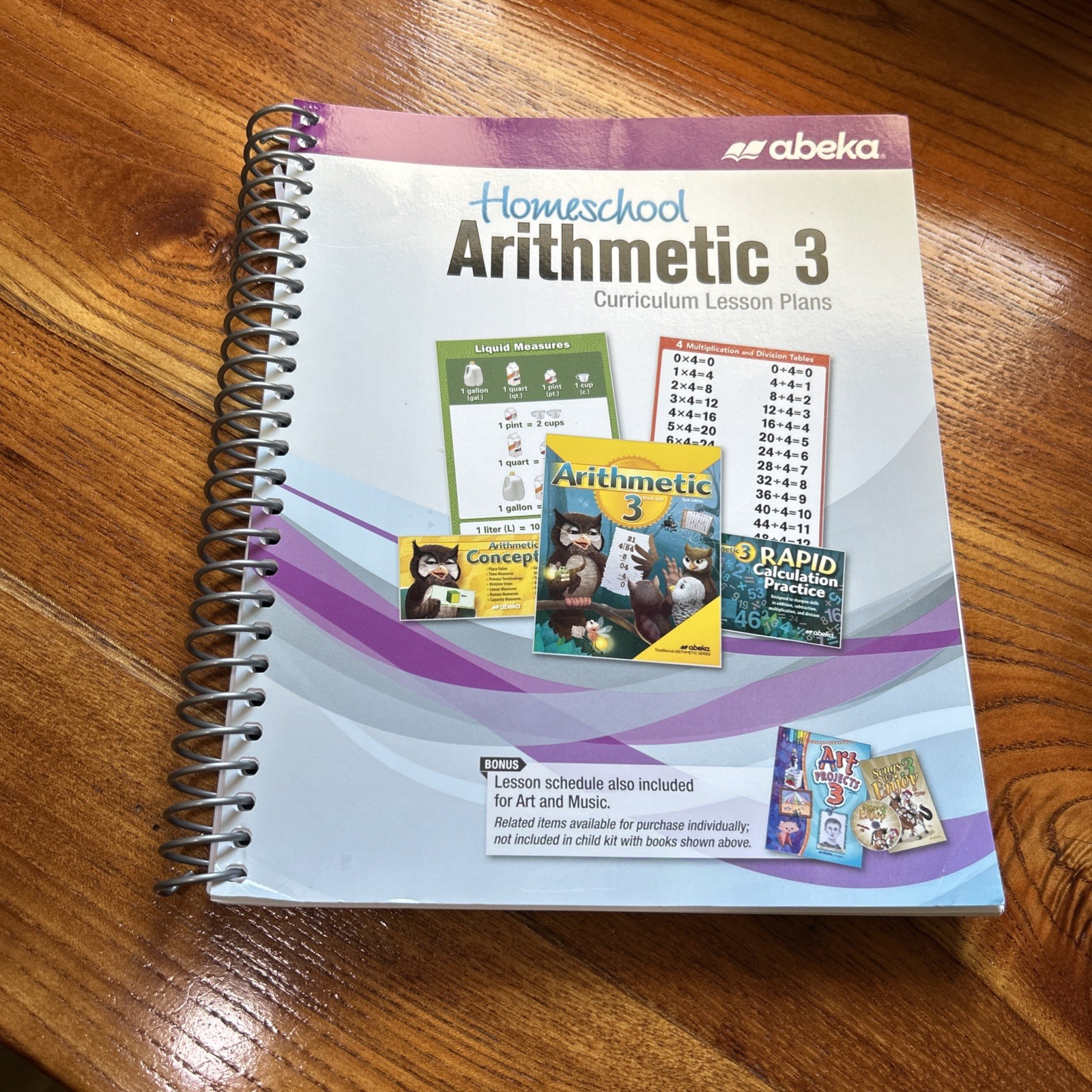 *Like New* Abeka Arithmetic 3 Lesson Plans