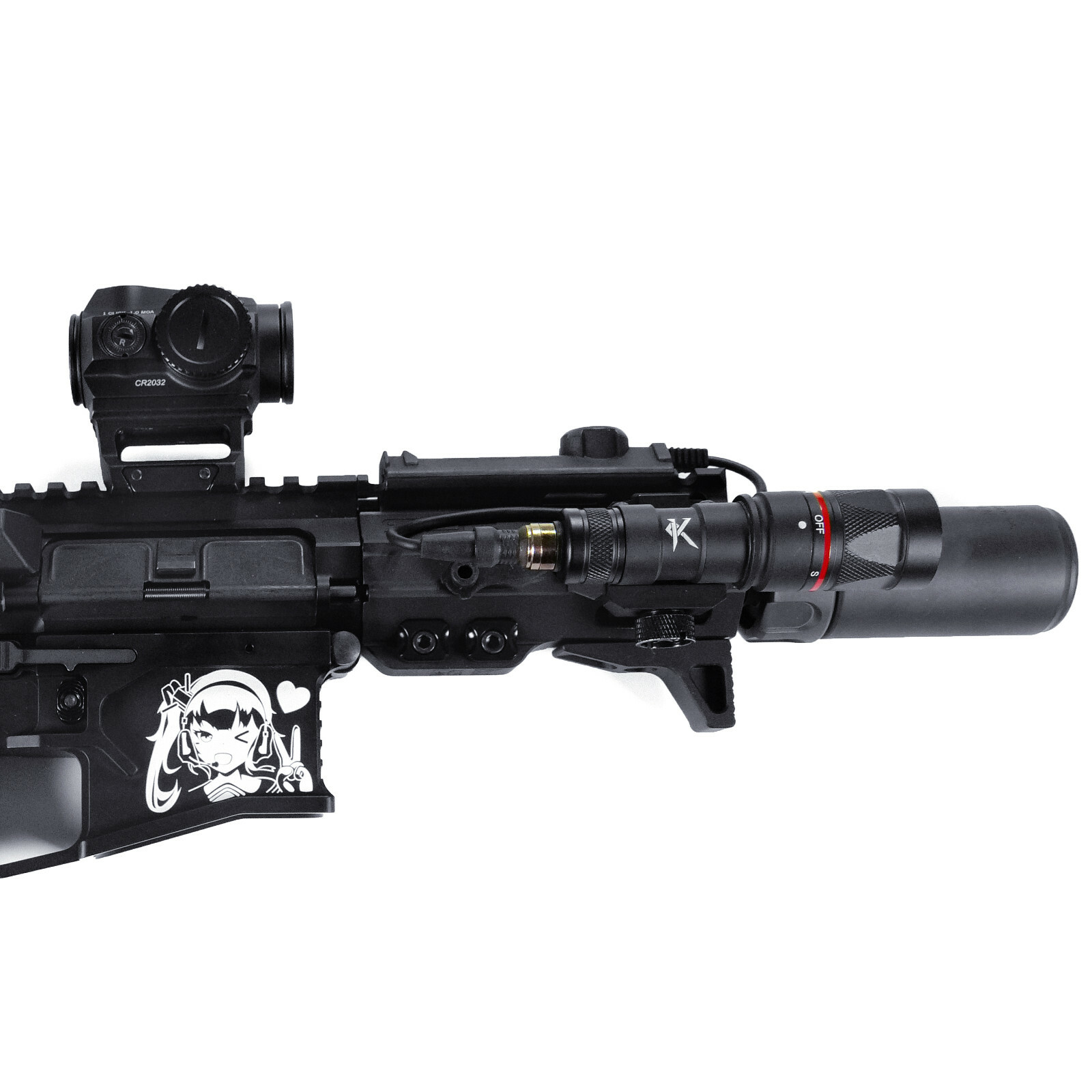 Rail Mount Weapon Light with Large Pressure Pad and Back Button KTactical