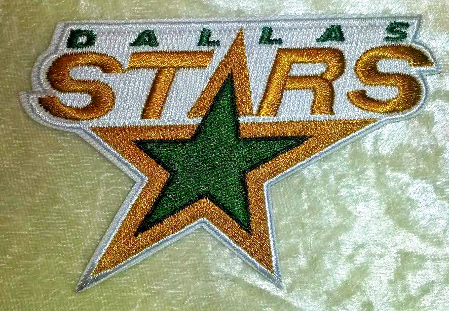 Dallas Stars 3.5" Iron On Embroidered Patch ~ Free Tracking!