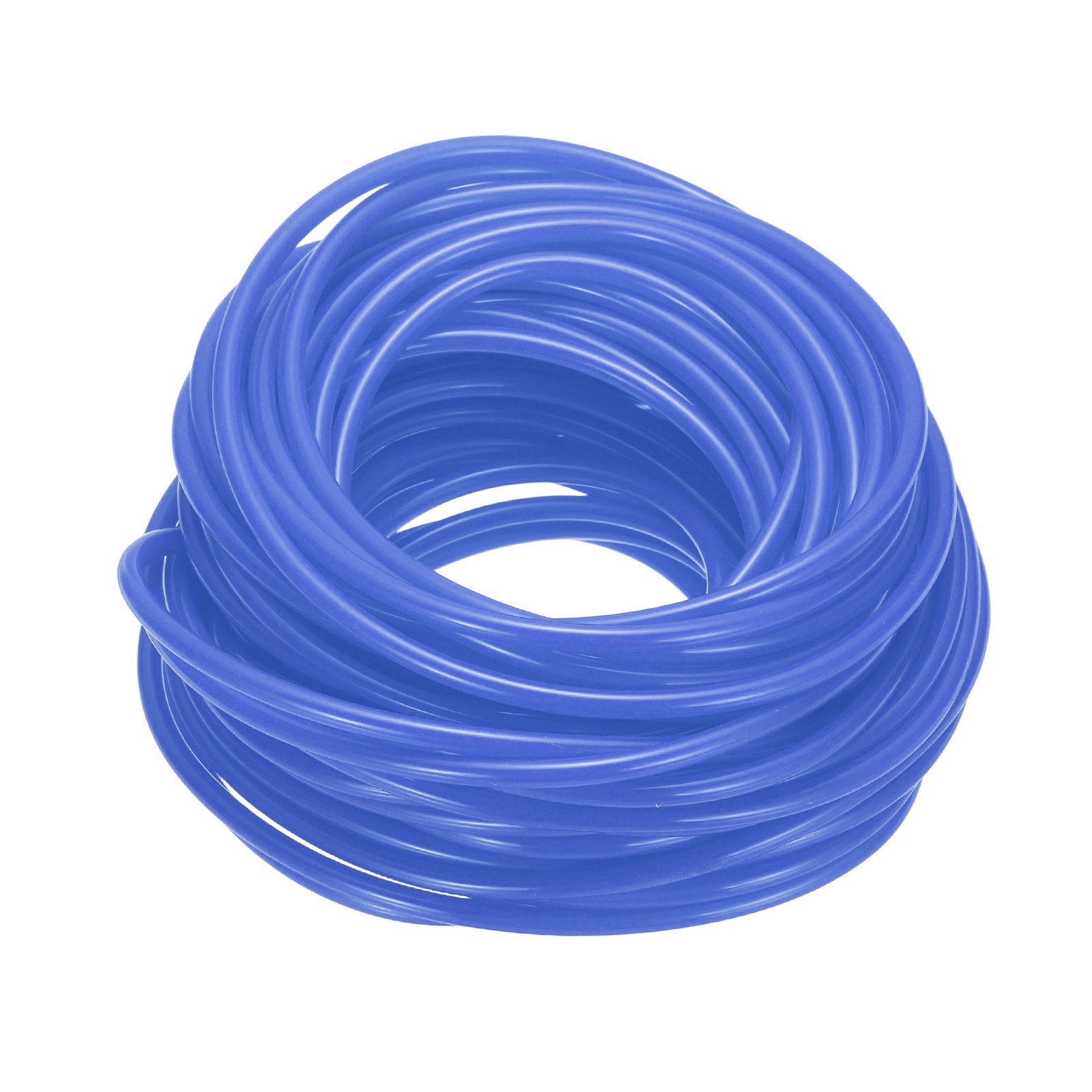 4mm 16yards Hollow Pipe Rubber Cords Tubing Silicone Pipes, Blue