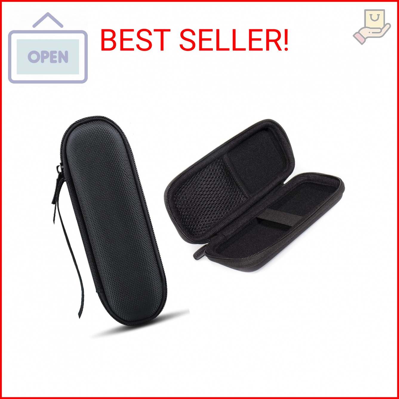 Portable Black Hard Case for Nuclear Radiation Detector Like SOEKS 112, MIRA Saf