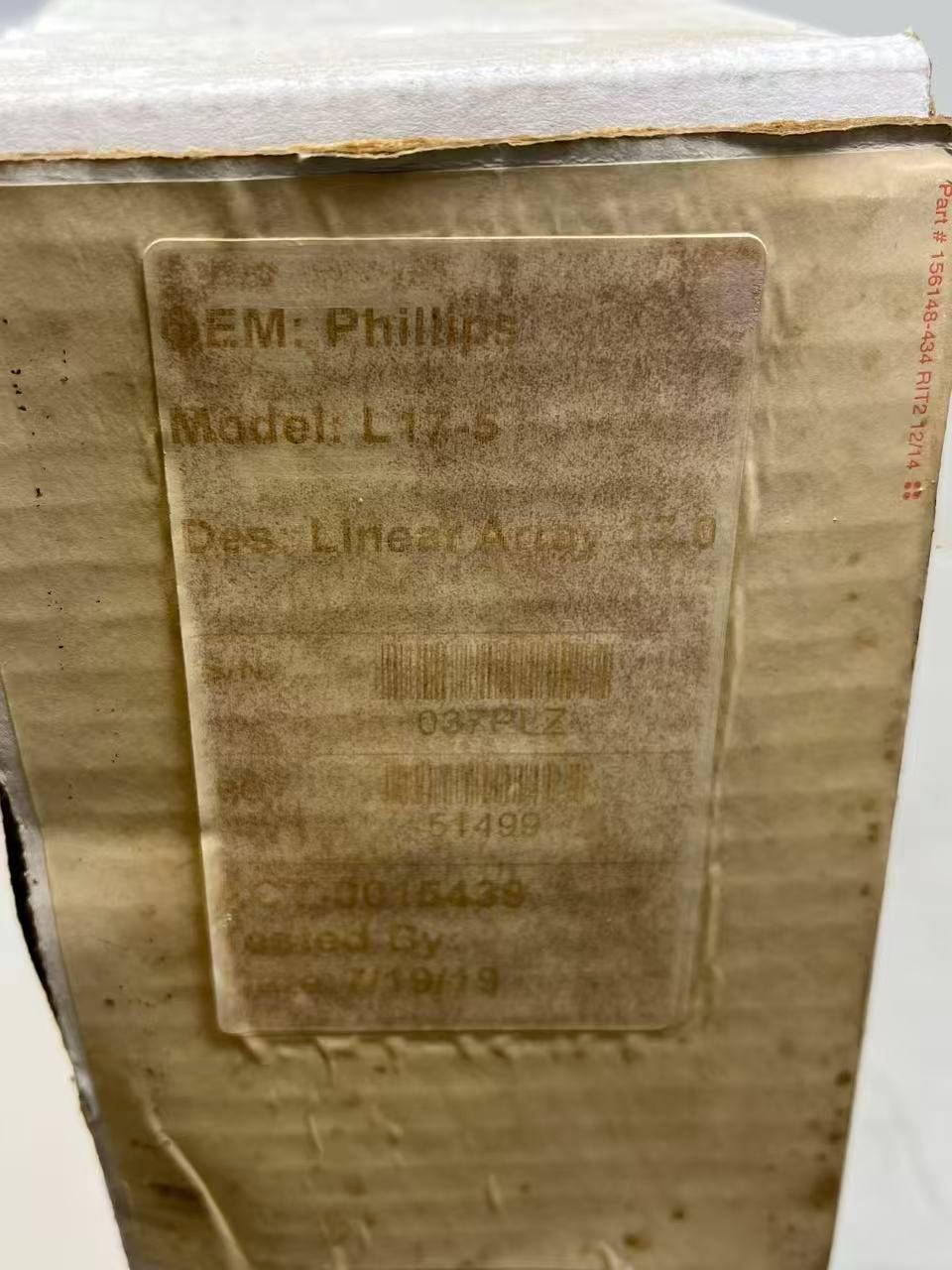 Philips L17-5 Linear Array Ultrasound Transducer