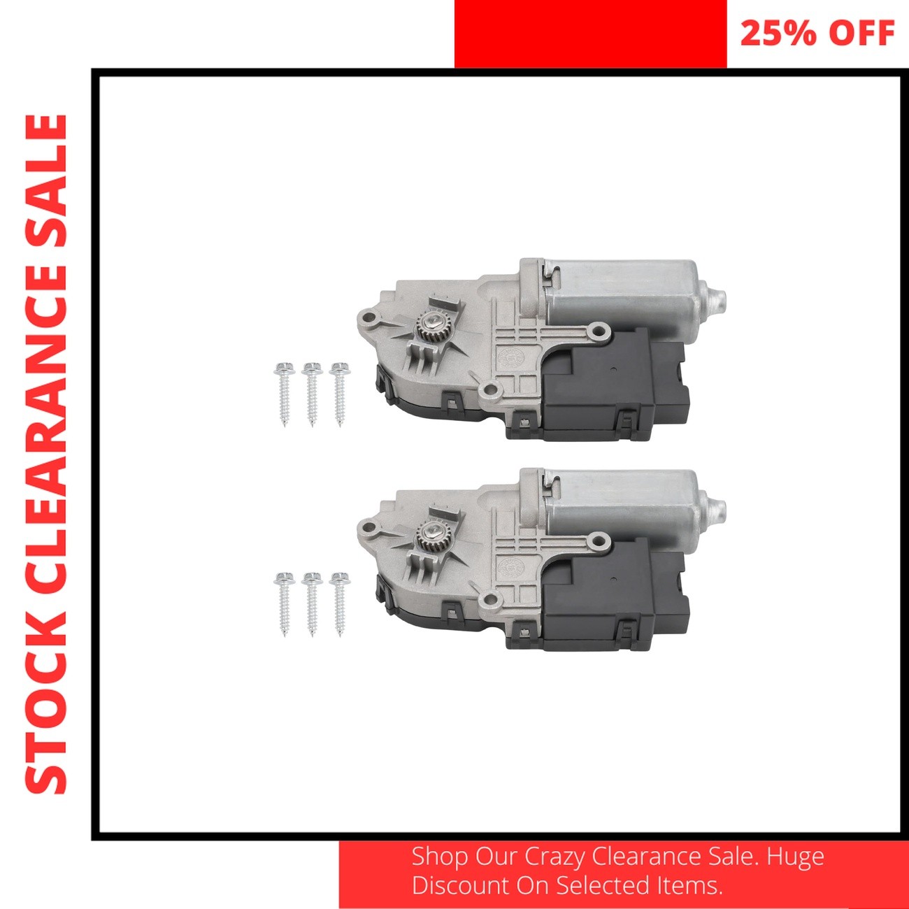 WMPHE Sunroof Motor for Ford Explorer 2011 2017 Pair