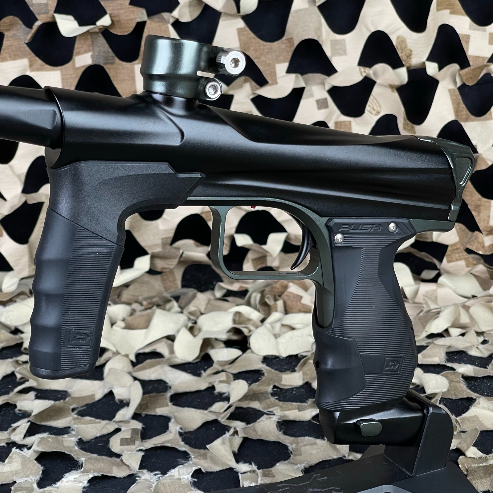 NEW Push Propel Mechanical Paintball Gun - Black/Grey