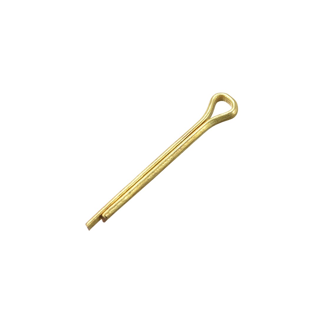 Split Cotter Pin - 2mm x 20mm Solid Brass 2-Prongs Gold Tone 15Pcs