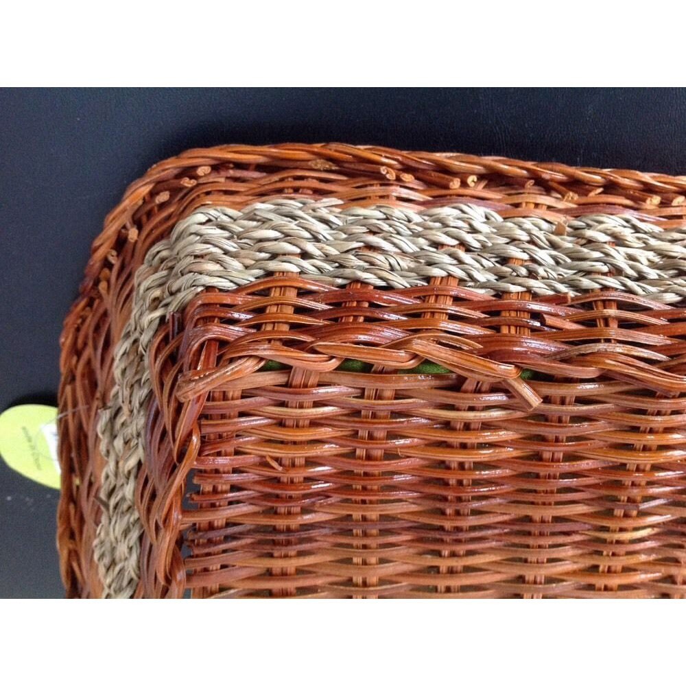 Wicker Fruit Basket Bread Basket Kitchen Storage Apples Pastry Shell Tray new