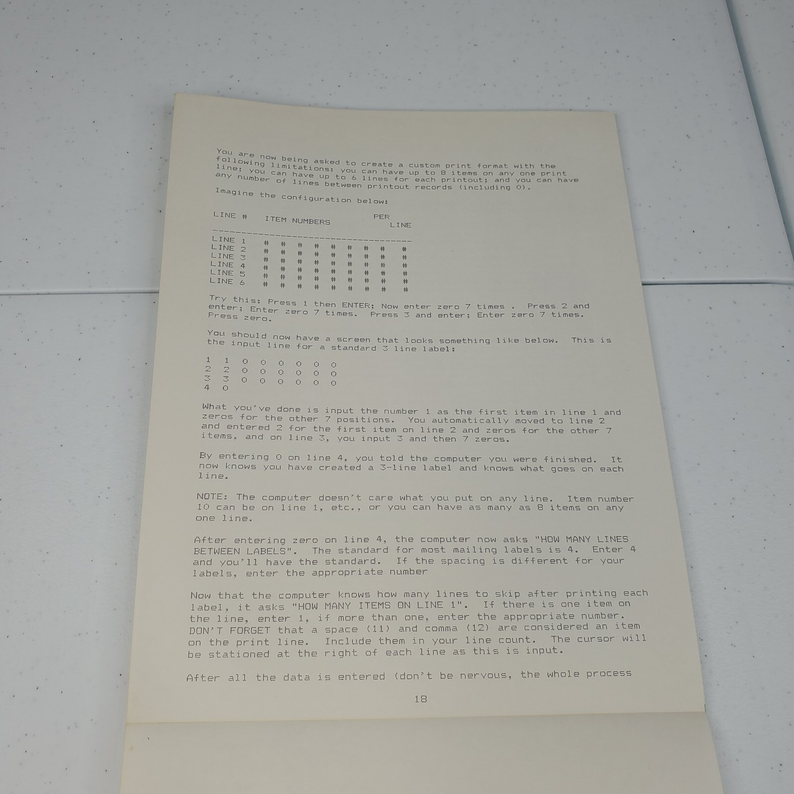TI-99/4A Data Base 1 Computer Game Manuel Instructions Only Guide SPC Software